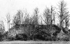 Native American mound