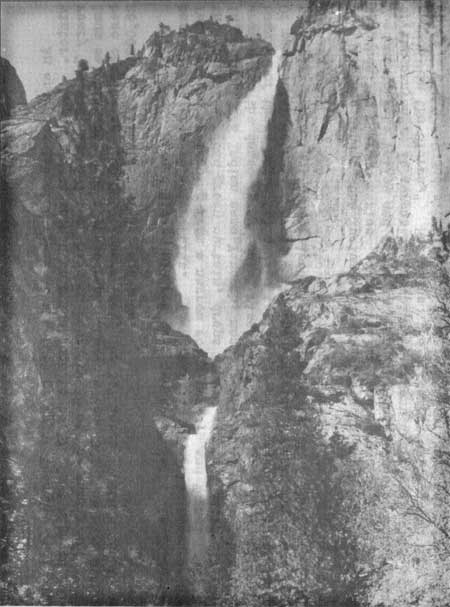 waterfall in Yosemite