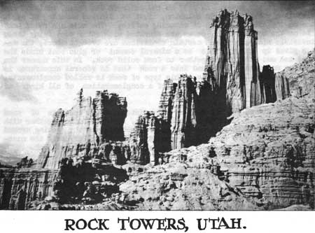 Rock towers, Utah