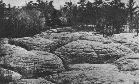 sketch of rocks