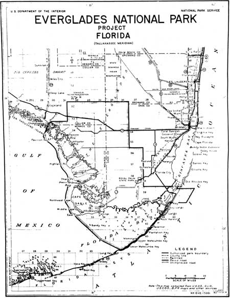 map of Everglades