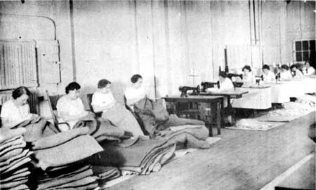 textile repair department