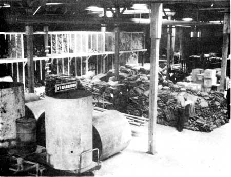 receiving and sorting department