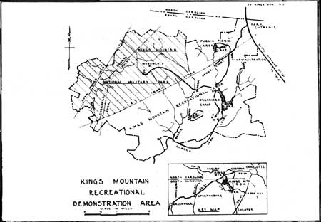 map of Kings Mountain
