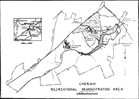 map of Cheraw