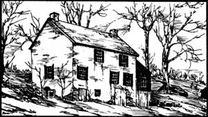 sketch of house