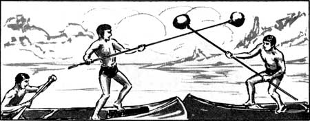 sketch of sporting competition