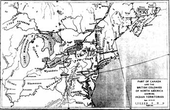 map of part of Canada and British Colonies of No. America