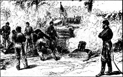 sketch of Battle of Petersburg