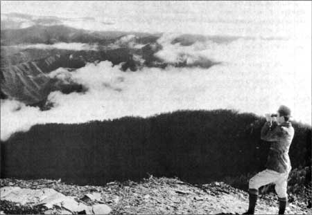 visitor on Mount LeConte