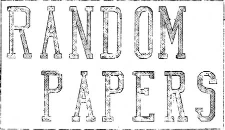 RANDOM PAPERS