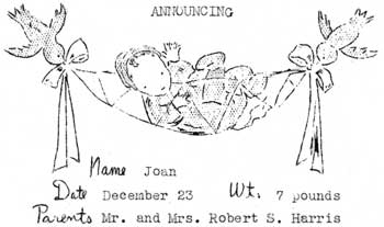 baby announcement