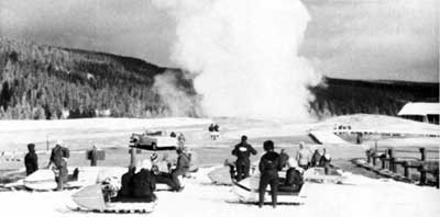 Yellowstone in winter