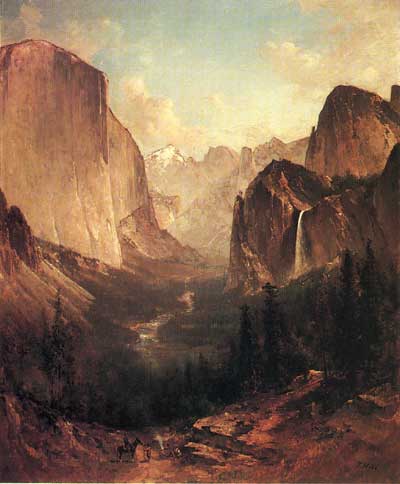 painting of Yosemite Valley
