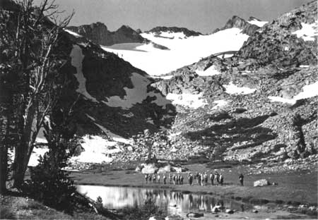 hikers in Yosemite backcountry