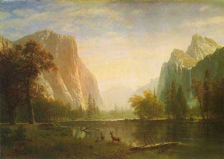 painting of Yosemite Valley