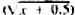 formula