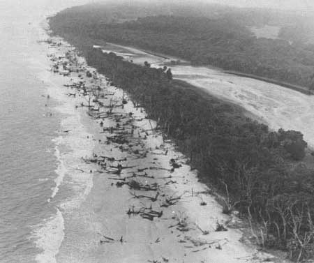 beach erosion