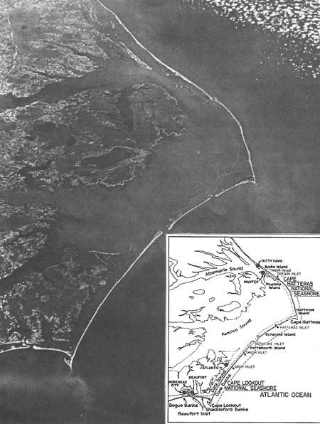 Apollo 9 photograph of Outer Banks