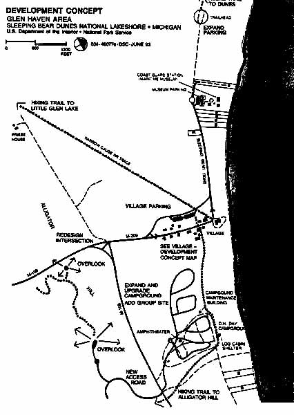 Development Concept for Glen Haven Area, 1988.