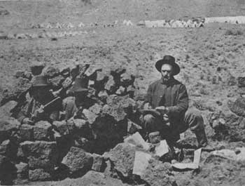 journalist with soldiers