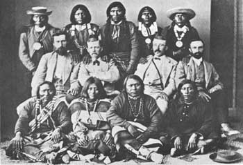 Southern Ute chiefs and Government officials