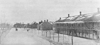 Fort Keogh winter scene
