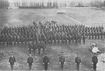 Second Cavalry troops on parade