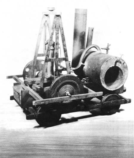 model of steam locomotive