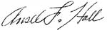 signature of Ansel Hall