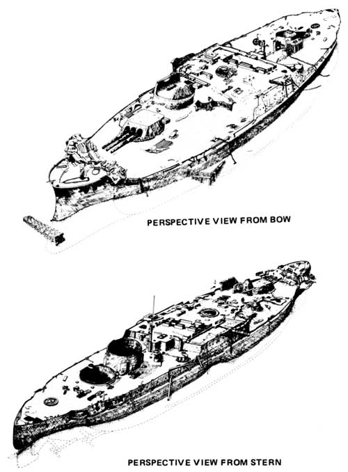 drawing of USS Arizona