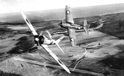 painting of aerial dogfight