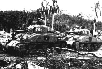 Sherman tanks