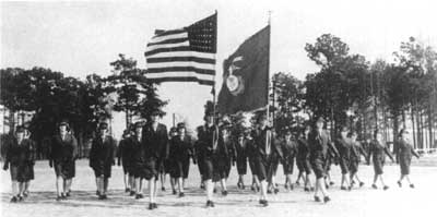 WRs parade at Camp Lejeune