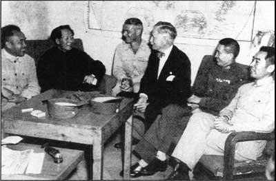 Chinese leader and American diplomats