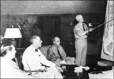 Nimitz, Roosevelt, Leahy, MacArthur