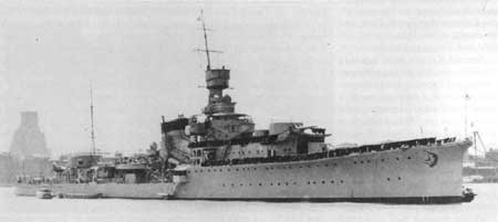 light cruiser Yubari