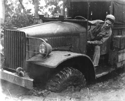 truck stuck in mud