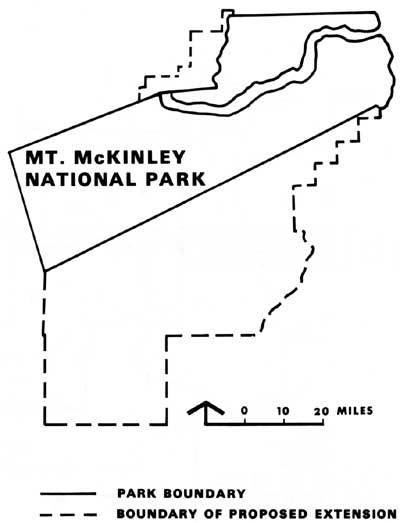 map of Mt. McKinley NP,
1969