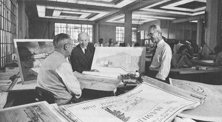 Western Office of Plans and Design staff