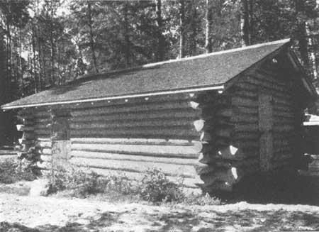  wood and ice house in Scenic State Park