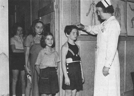 children at camp