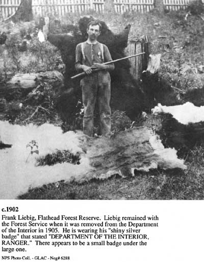 Frank Liebig, Flathead Forest Reserve, 1902