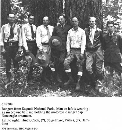 Rangers from Sequoia NP, 1930s