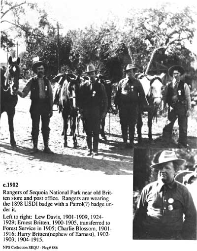Rangers of Sequoia NP, 1902