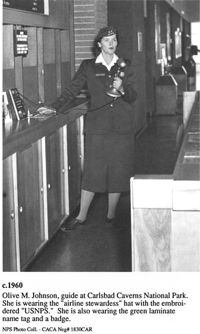 Olive M. Johnson, Carlsbad Caverns NP, 1960