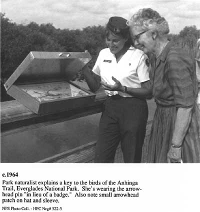 Park naturalist of Everglades NP, 1964