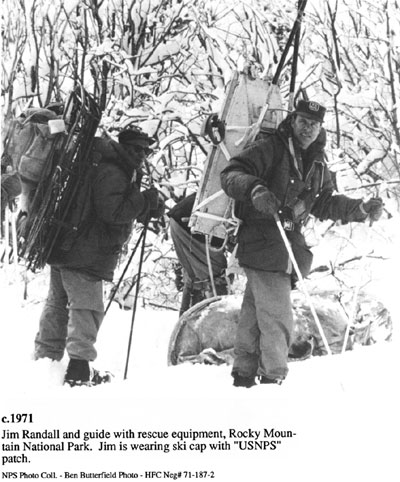 Jim Randall, Rocky Mountain NP, 1971