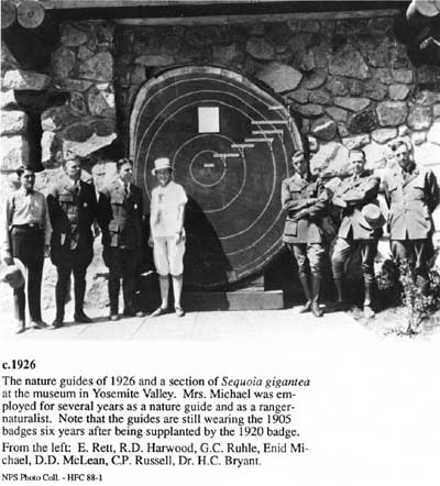 Nature guides of Yosemite NP, 1926