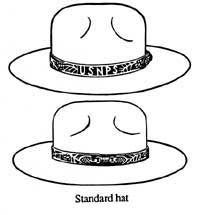 standard hat and hatband